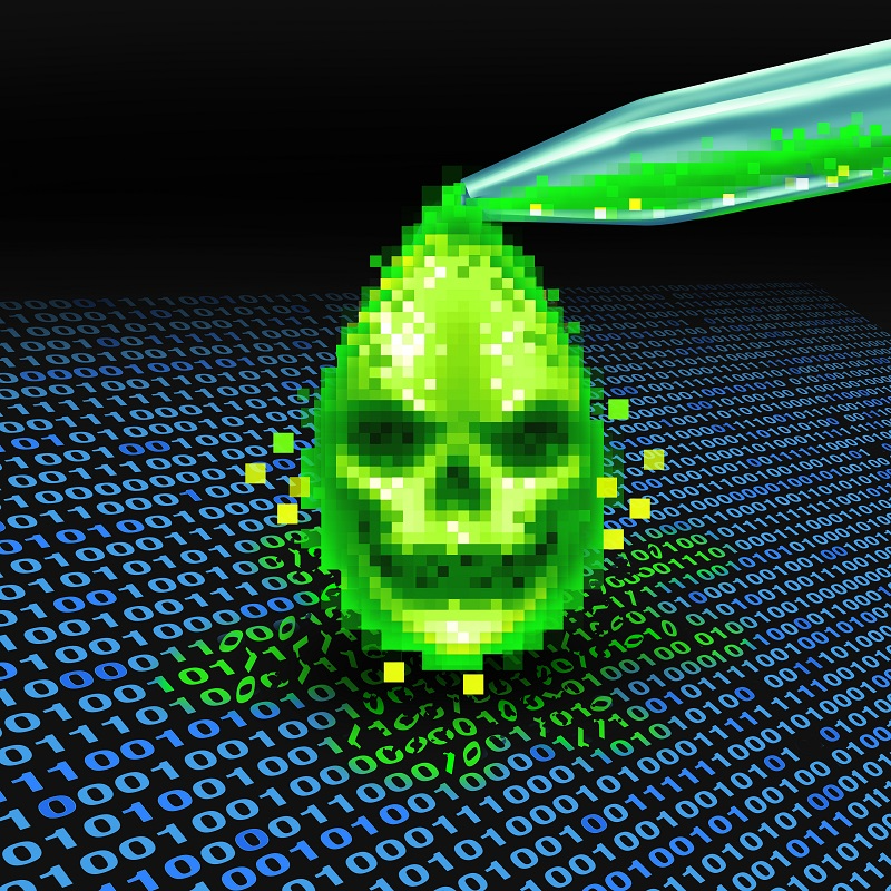 Illustration of malicious data injection during data poisoning in machine learning attacks
