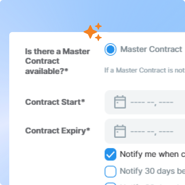 Subcontract and supporting document management