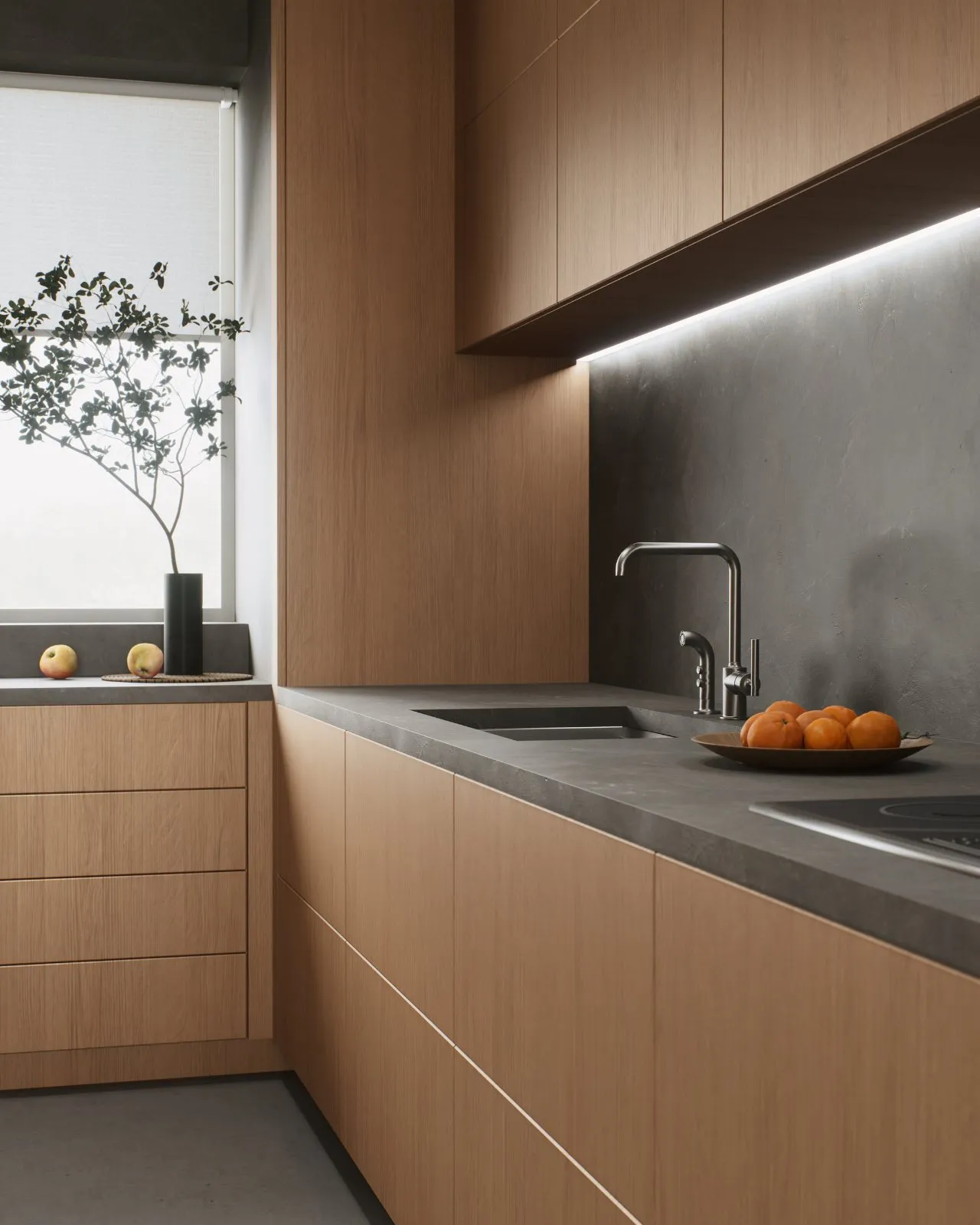 modern minimalist kitchen