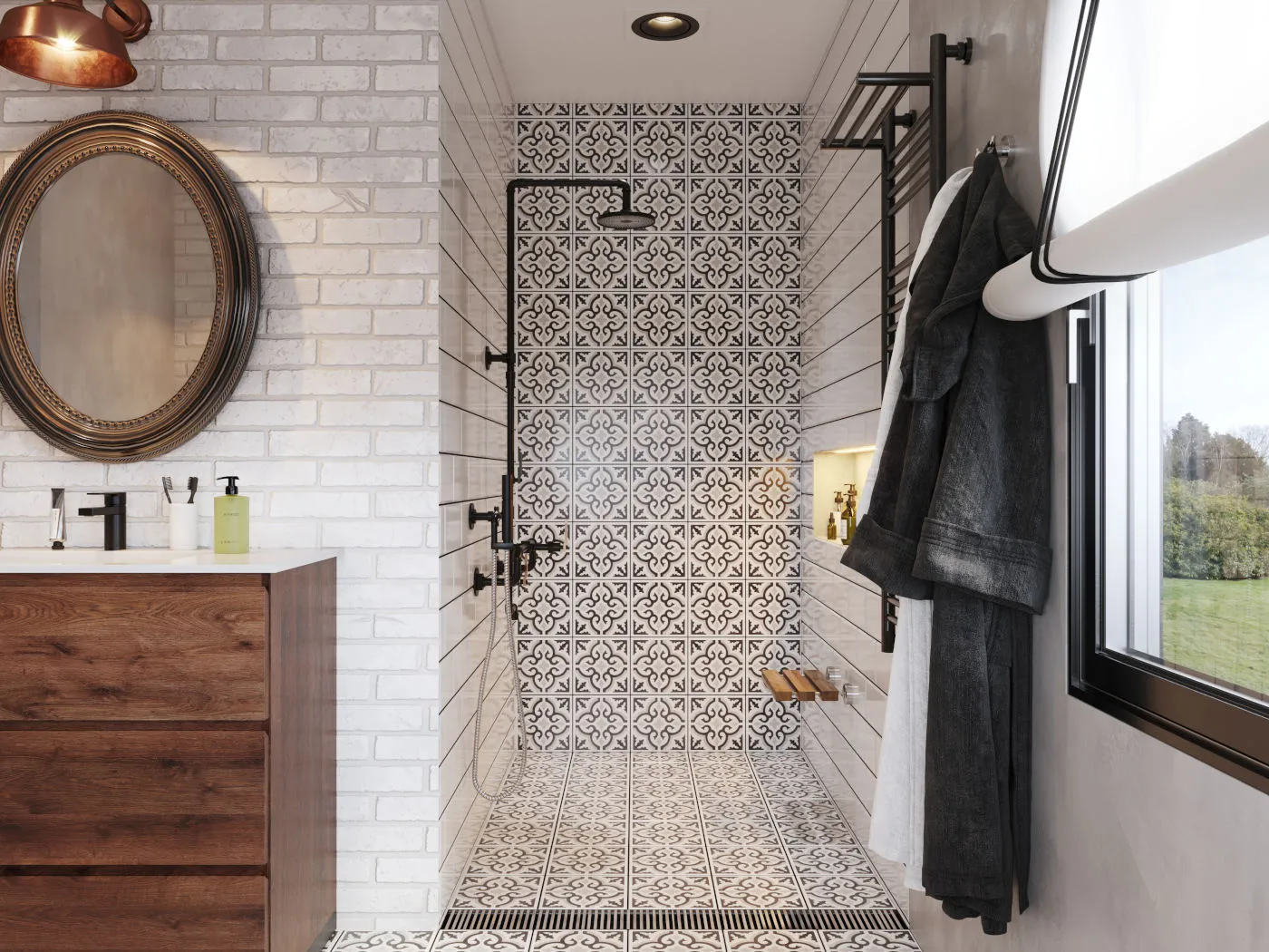 Bathroom upgraded by top remodeling companies, combining functionality and elegance