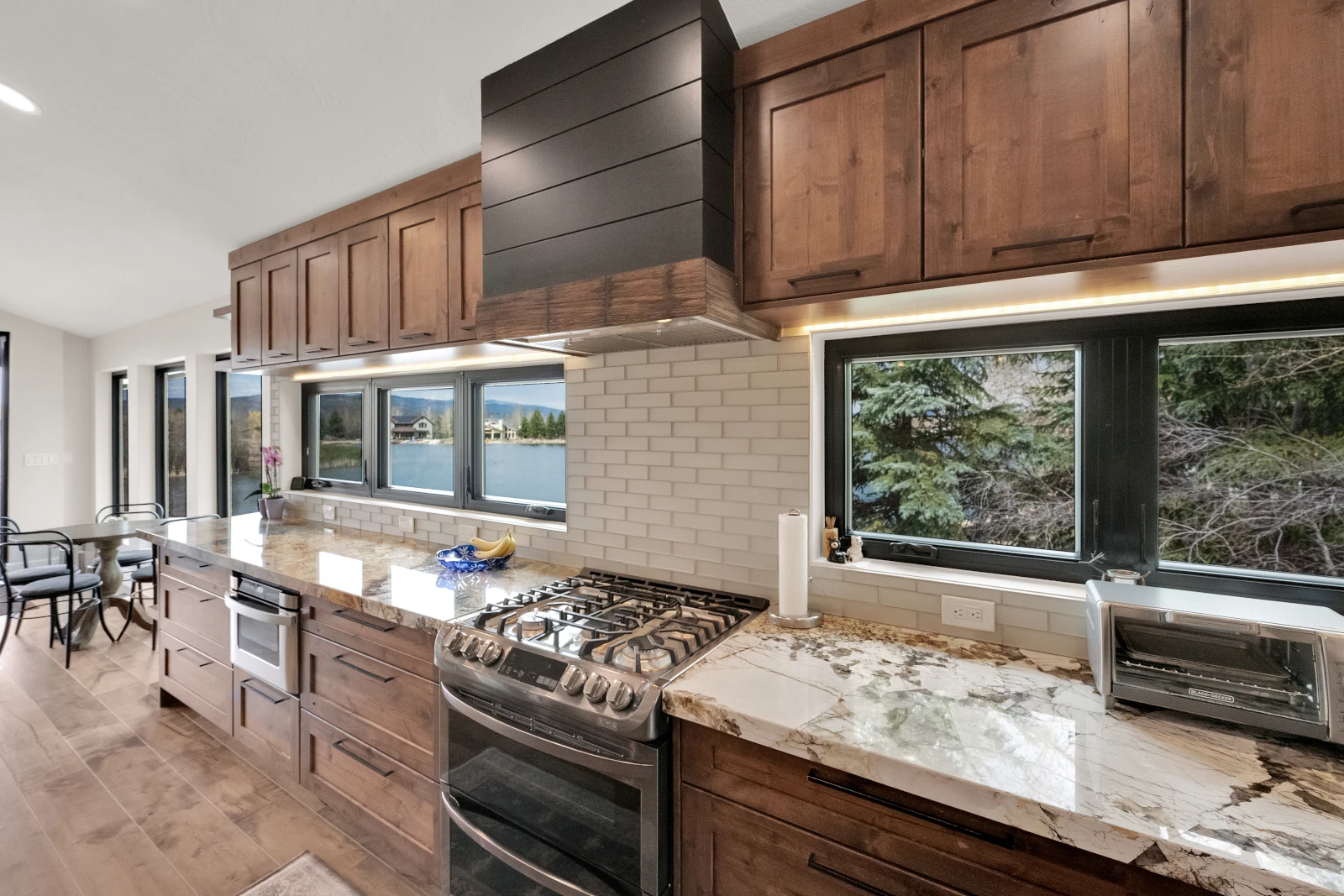 Updated kitchen cabinets in a newly remodeled kitchen, providing both style and functionality.