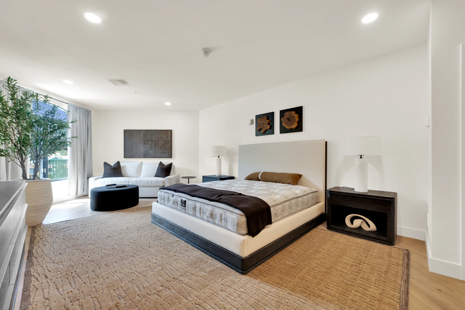 Spacious new bedroom created as part of a home addition project, designed for comfort and style.