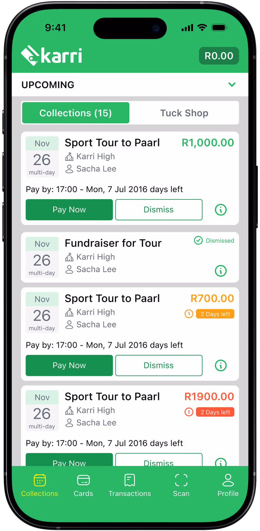 Karri Mobile App