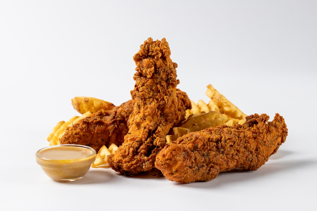 3 JUMBO TENDERS & FRIES