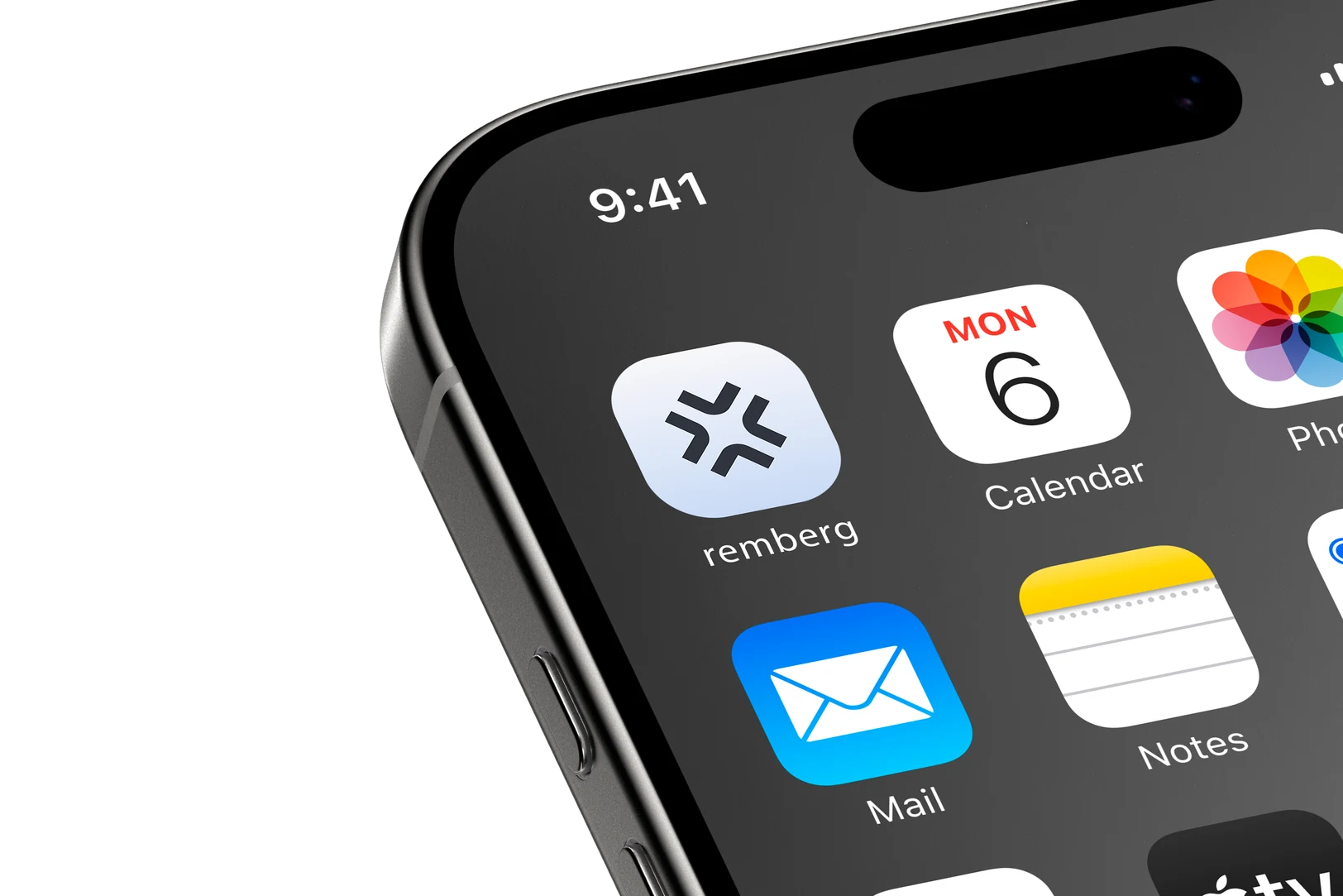remberg Mobile App on an iPhone home screen