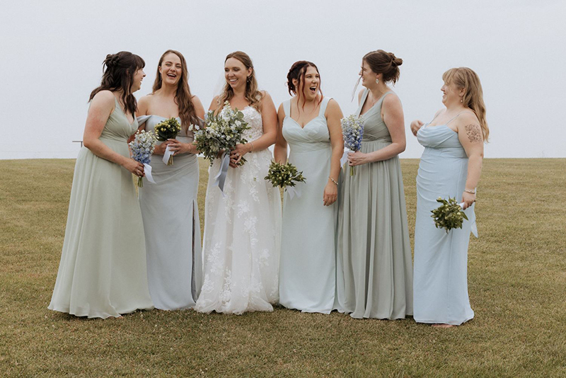 Hamilton Wedding Photography by black jacket