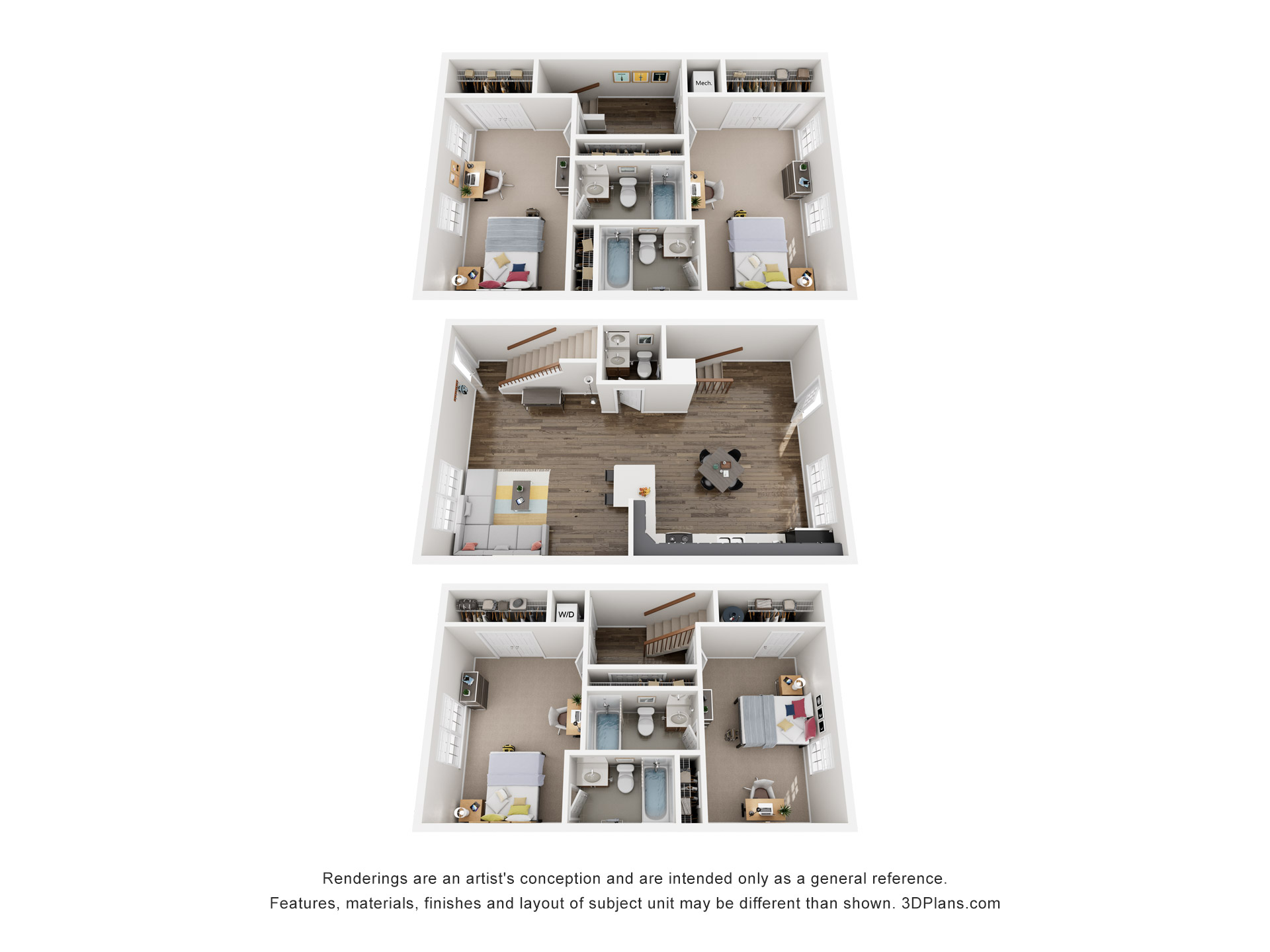 4 Bedroom Floor plan
