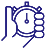 icone d'un chronomètre en main