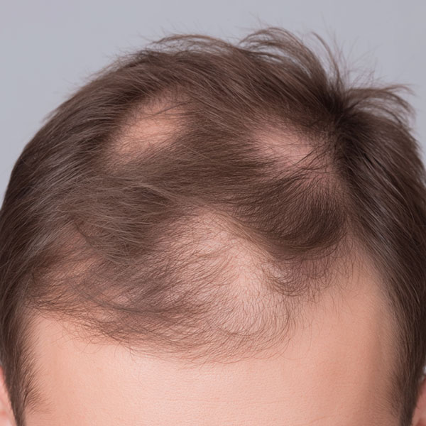 Kreisrunder Haarausfall