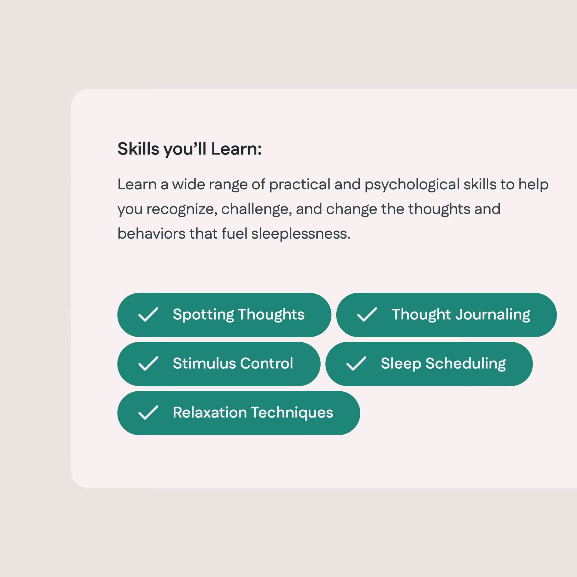 Self-assessment screen