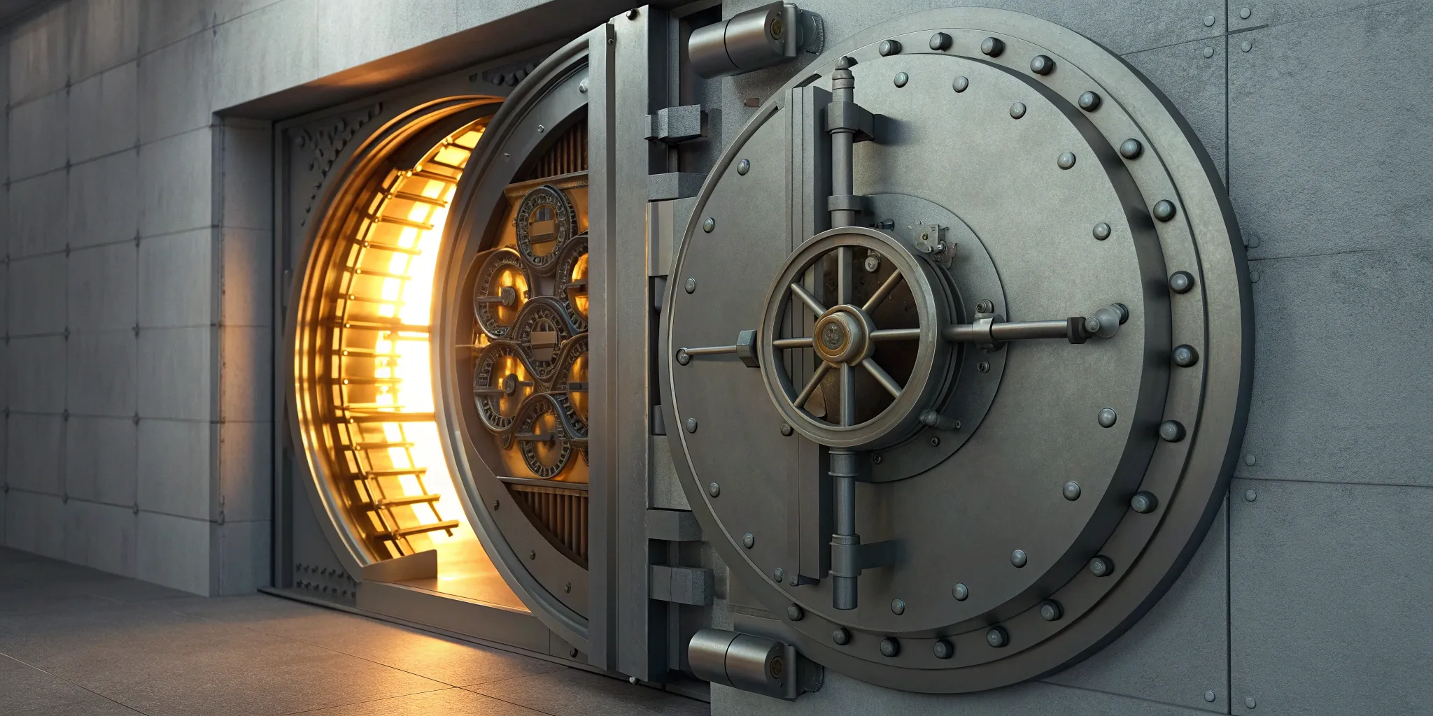 Secure digital gold vault.