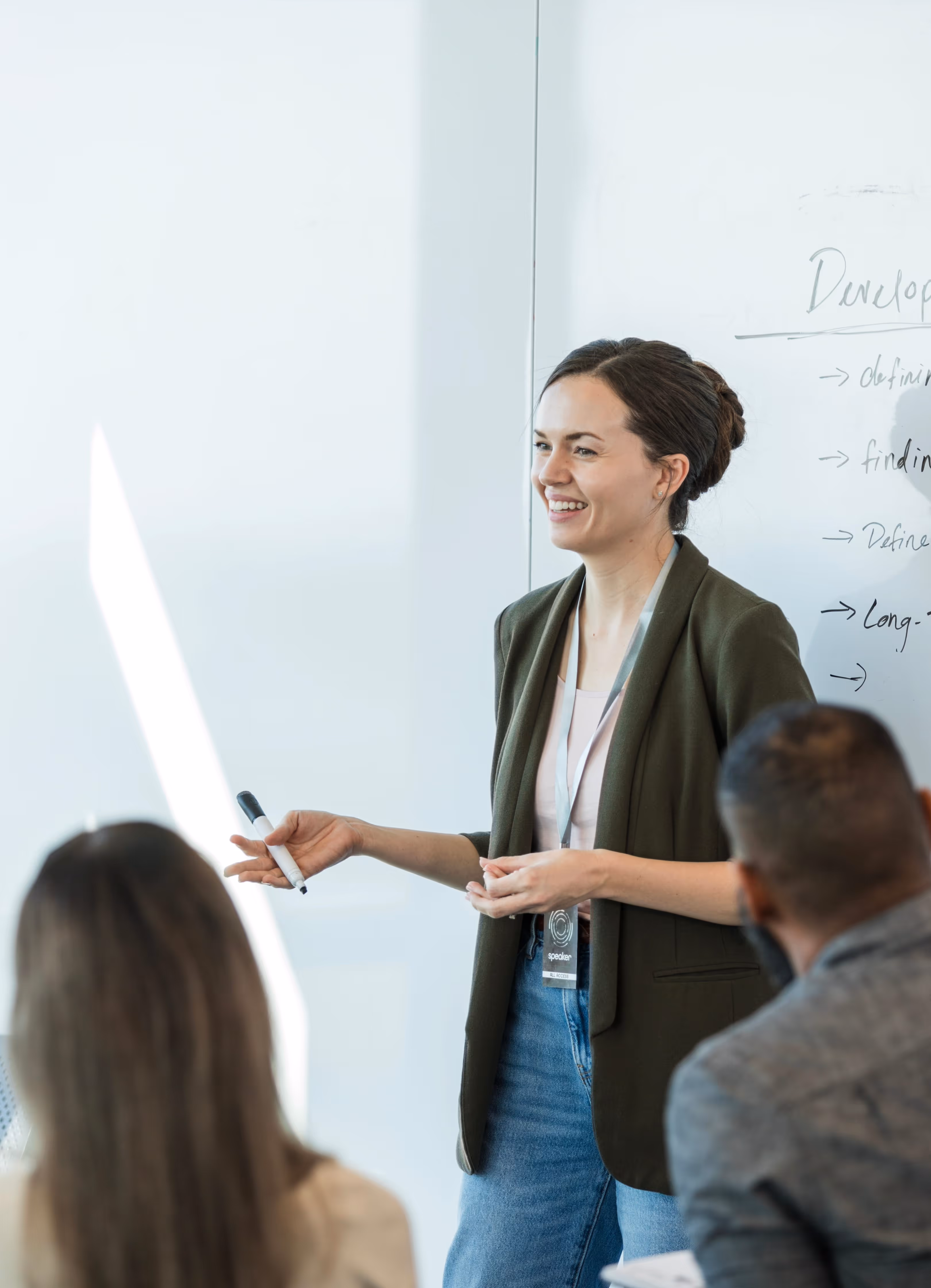 Book a corporate training room in Jersey City at WorkSocial - fully equipped spaces for up to 40 people near Newport PATH station.