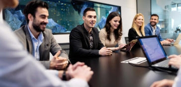 Fuel ideas in multifunctional meeting rooms NYC designed for formal meetings with organizational decision-makers.