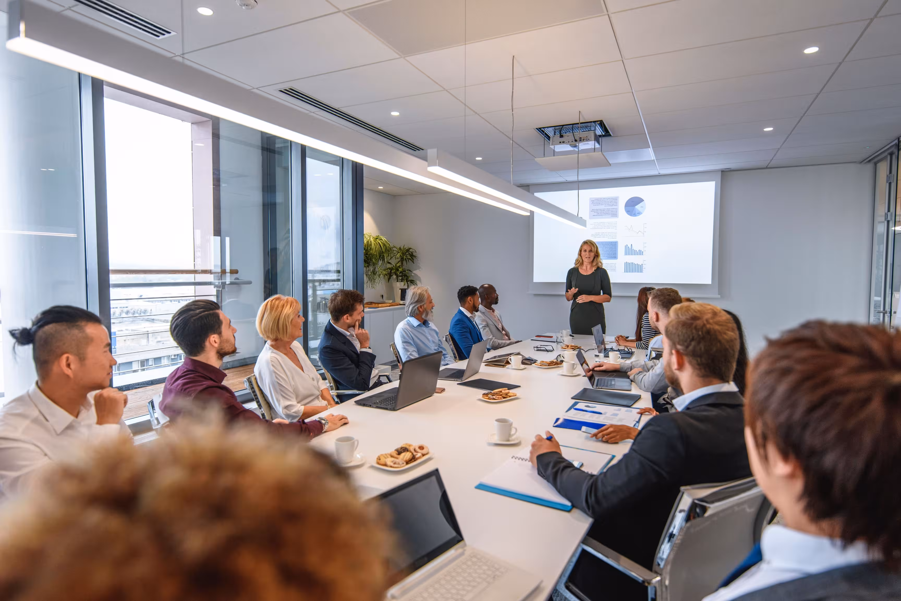 With state-of-the-art technology & comfortable seating, Our meeting rooms in Parsippany, NJ is the perfect space to host your next event.