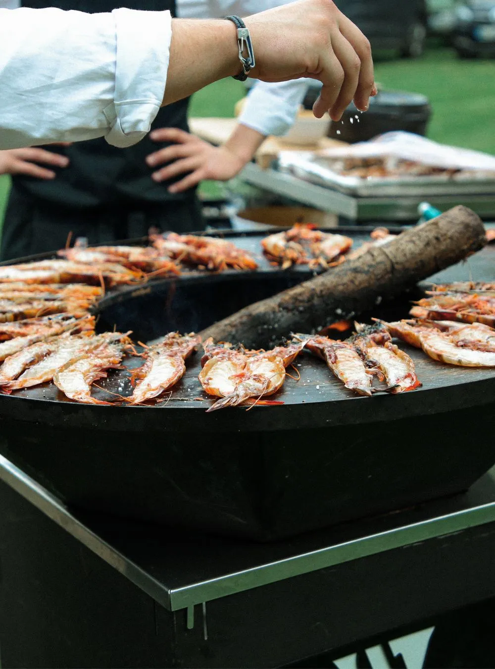 Gambas au brasero