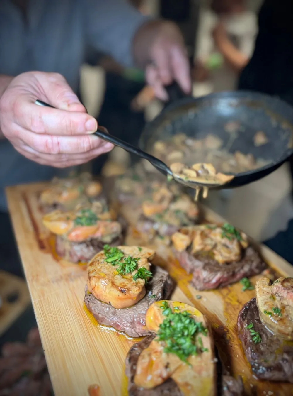 Filet de boeuf rossini au brasero