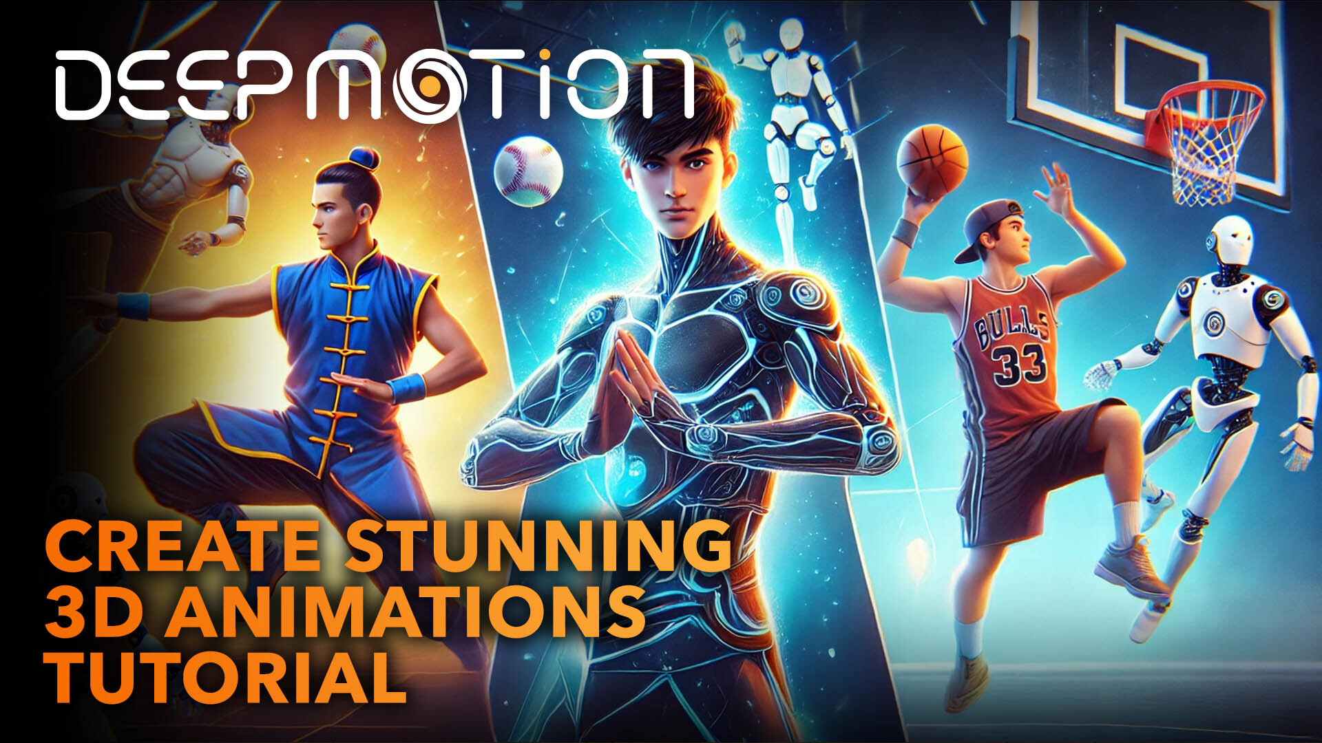 How to Create a Stunning 3-Scene 3D Animation Using DeepMotion | Video + Text to 3D Animation