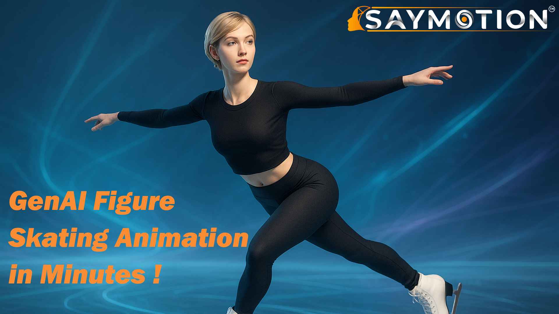 Create and Animate 3D Figure Skaters Using Gen-AI in Minutes