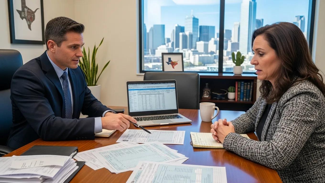 Tax audit lawyer assisting client with IRS audit preparation