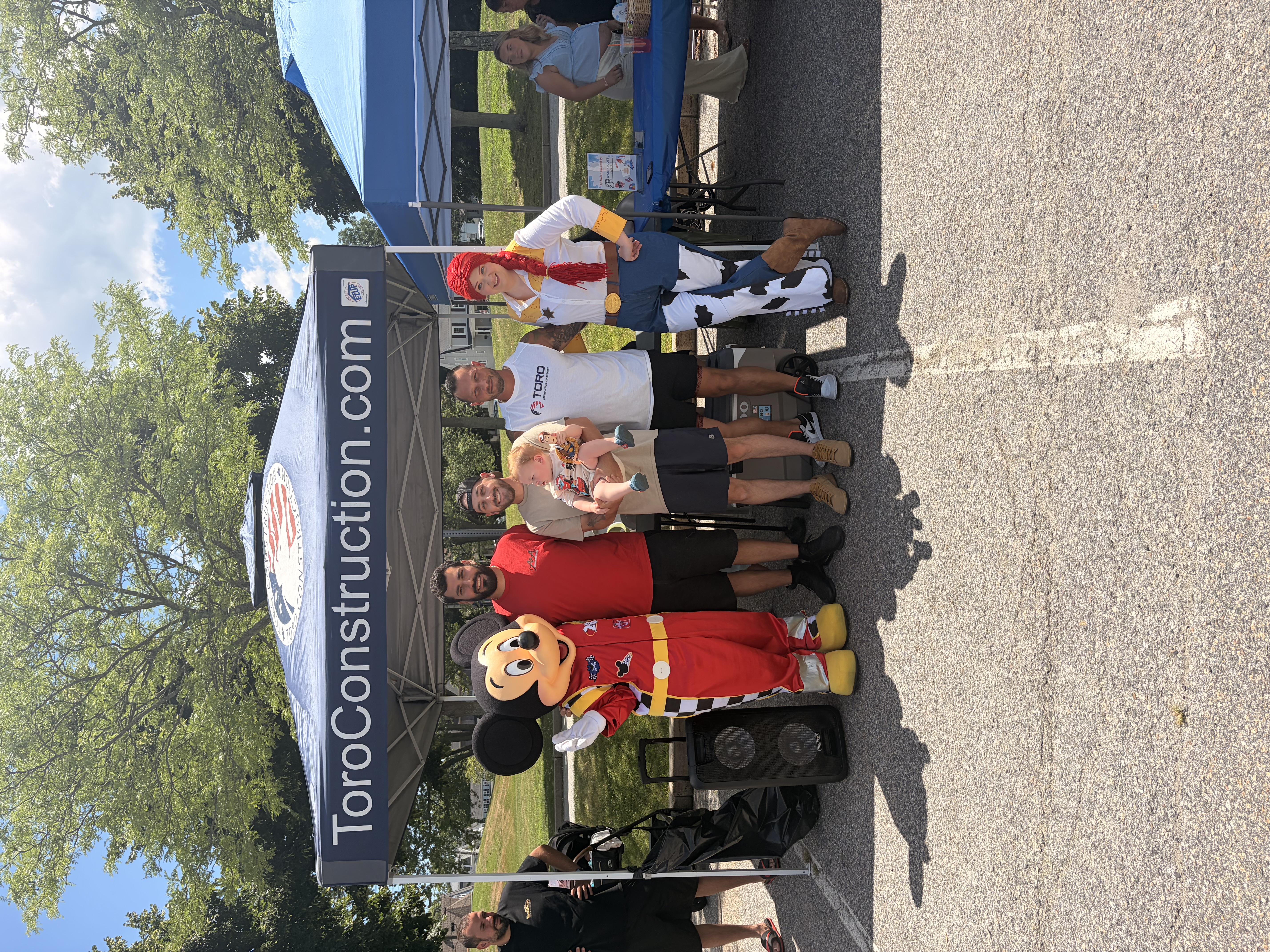 Toro Construction team at the summer Ice Cream Social