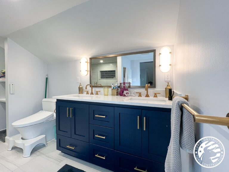 Bathroom remodeling project by Toro Construction