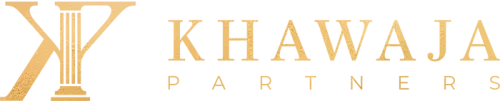 Logo of Khawaja Partners featuring the company name in a serif font.