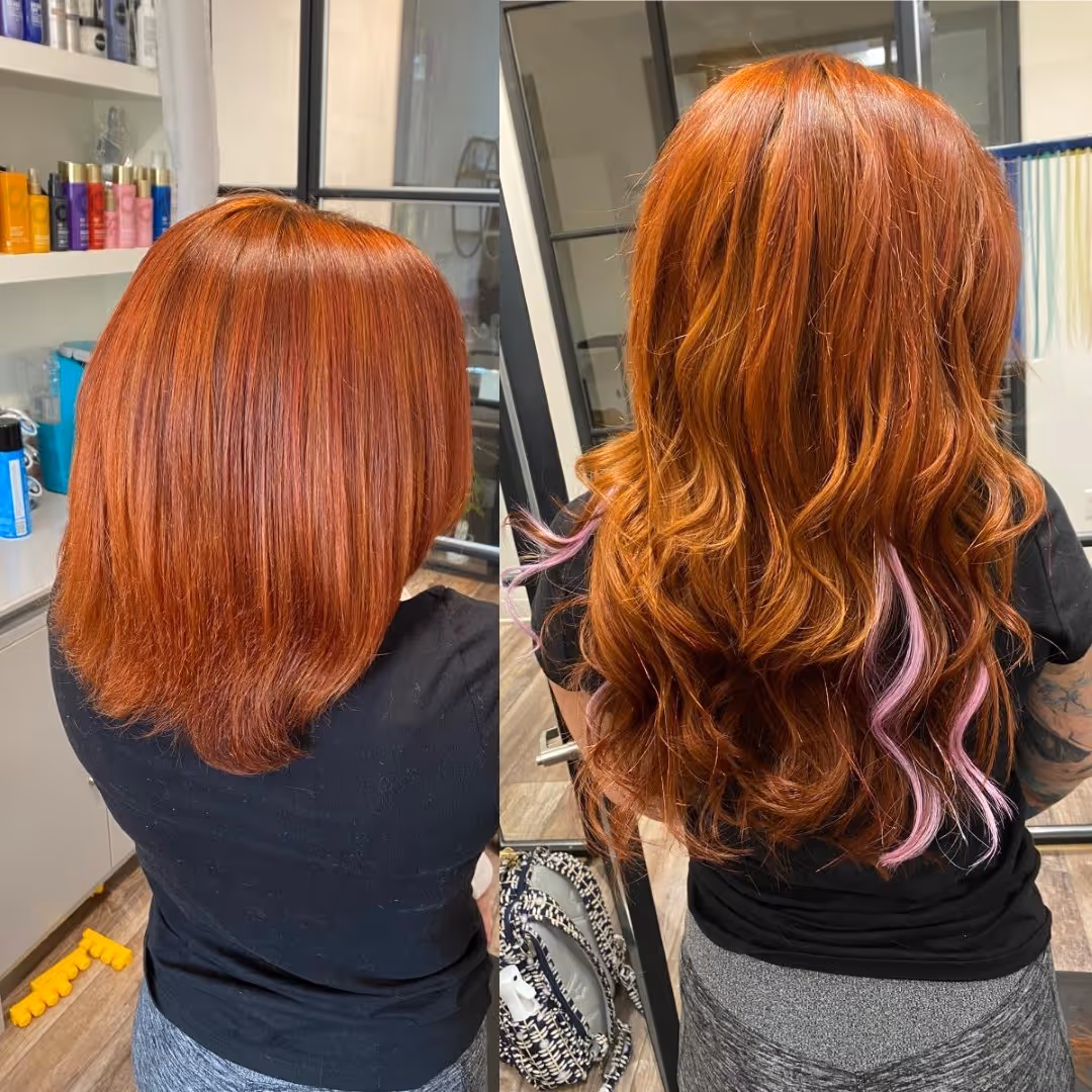 Hand-tied weft extensions application