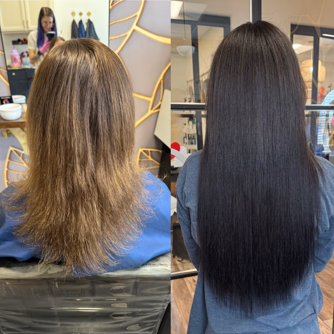 Hand-tied weft extension installation technique