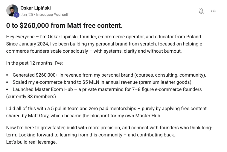 LinkedIn post