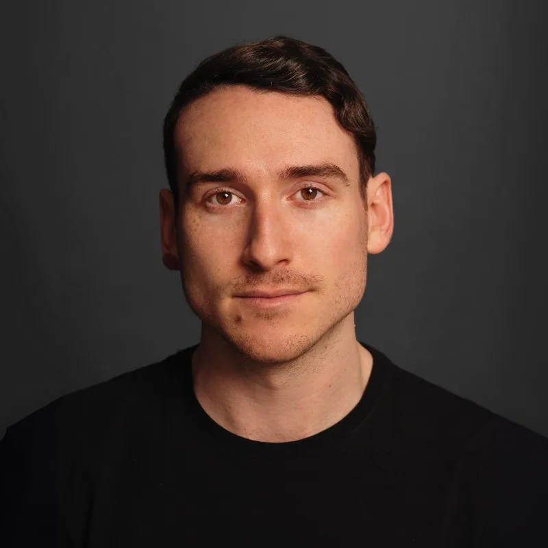 Man with short hair