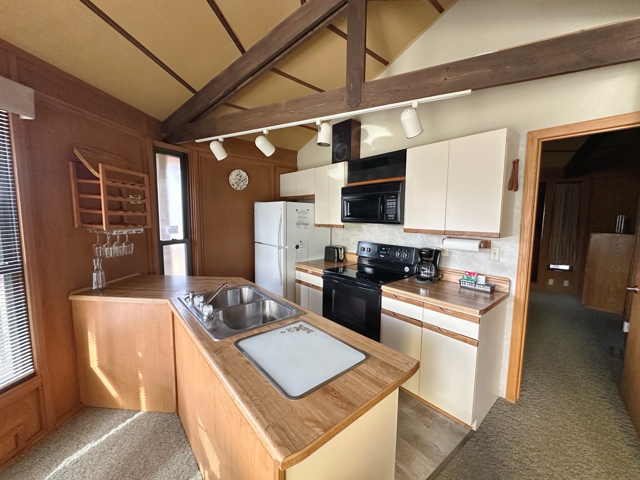 Kitchen at Eagle River Treehouses