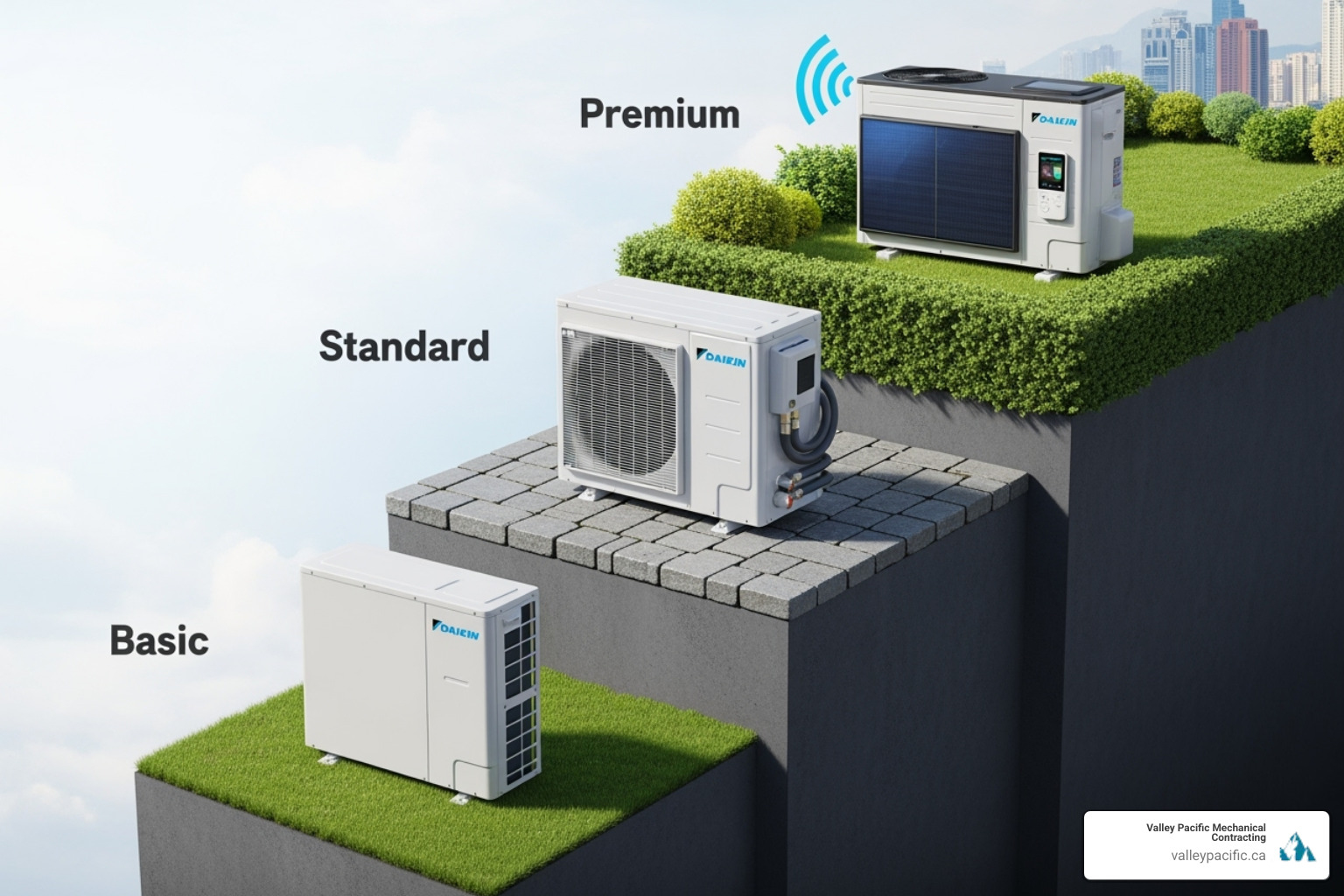 Daikin maintenance package tiers - Daikin heat pump service