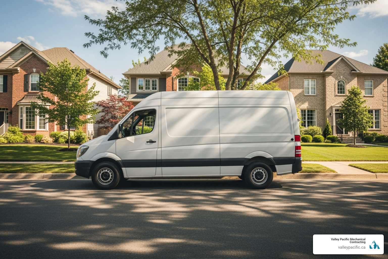 branded service van in a Coquitlam neighbourhood like Maillardville or Westwood Plateau - "Find HVAC companies in Coquitlam that can fix a furnace circuit board."