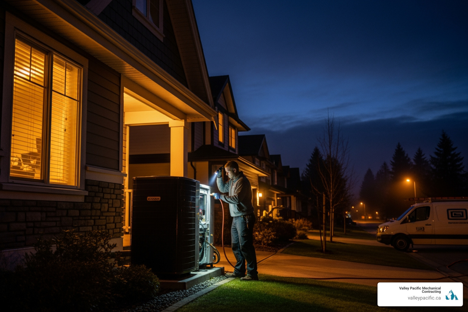 infographic showing five common heat pump emergencies: system won't turn on, blowing cold air in heating mode, making loud grinding noises, ice covering outdoor unit, and burning smell from vents, with icons for each scenario and a red 24/7 emergency contact banner - 24 hour heat pump service in pitt meadows, bc infographic showing five common heat pump emergencies: system won't turn on, blowing cold air in heating mode, making loud grinding noises, ice covering outdoor unit, and burning smell from vents, with icons for each scenario and a red 24/7 emergency contact banner - 24 hour heat pump service in pitt meadows, bc