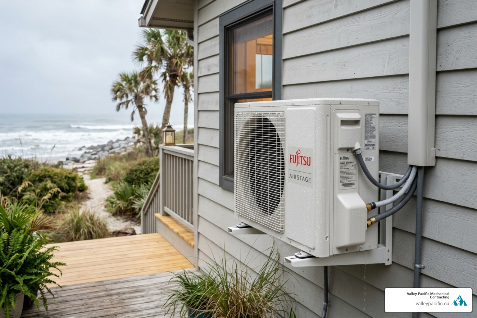 How Ductless Systems Keep Coastal Homes Dry and Cool