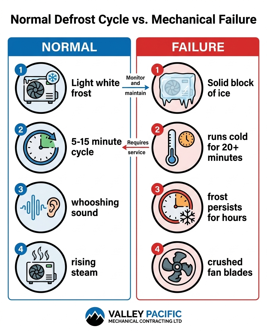 Normal Defrost Cycle vs. Mechanical Failure