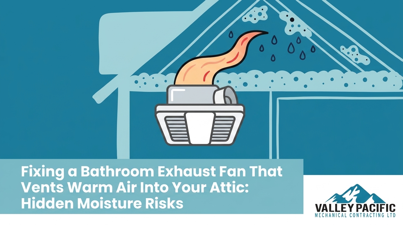 Fixing a Bathroom Exhaust Fan That Vents Warm Air Into Your Attic