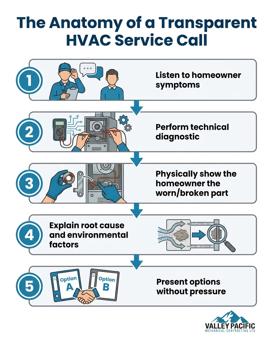 The Anatomy of a Transparent HVAC Service Call
