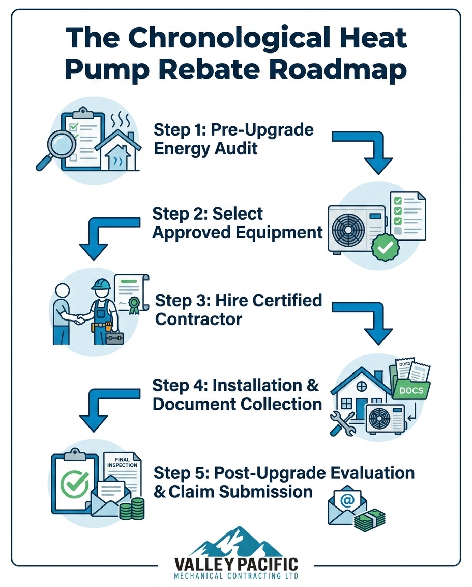 The Chronological Heat Pump Rebate Roadmap