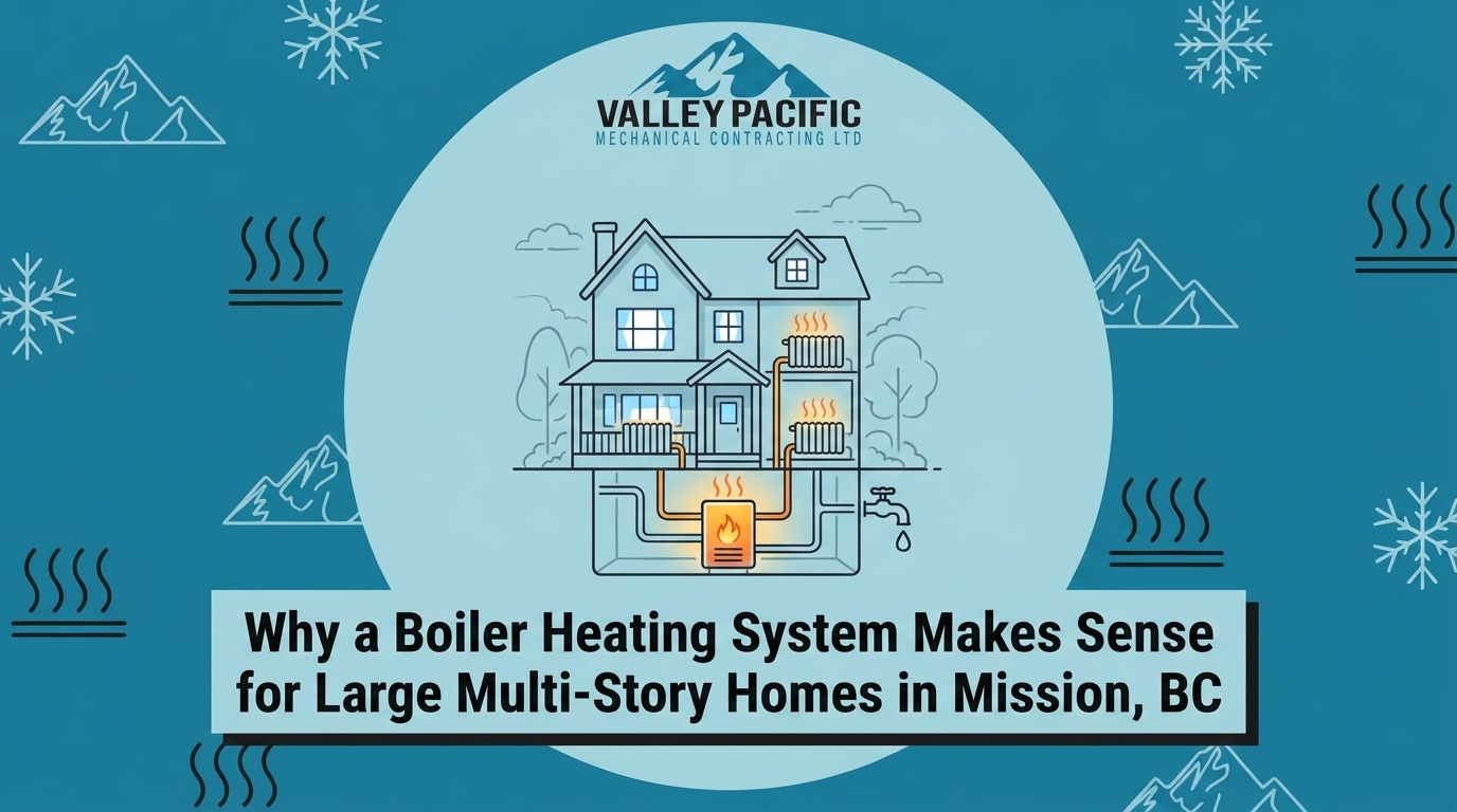 Why a Boiler Heating System Makes Sense for Large Multi-Story Homes in Mission