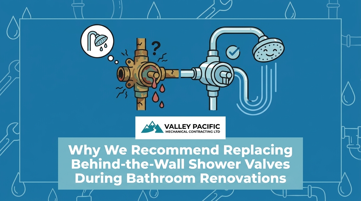 Why We Recommend Replacing Behind-the-Wall Shower Valves During Bathroom Renovations