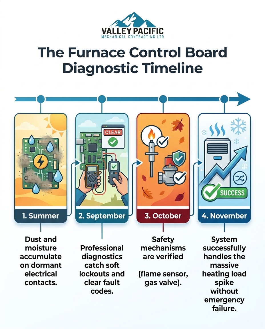 The Furnace Control Board Diagnostic Timeline