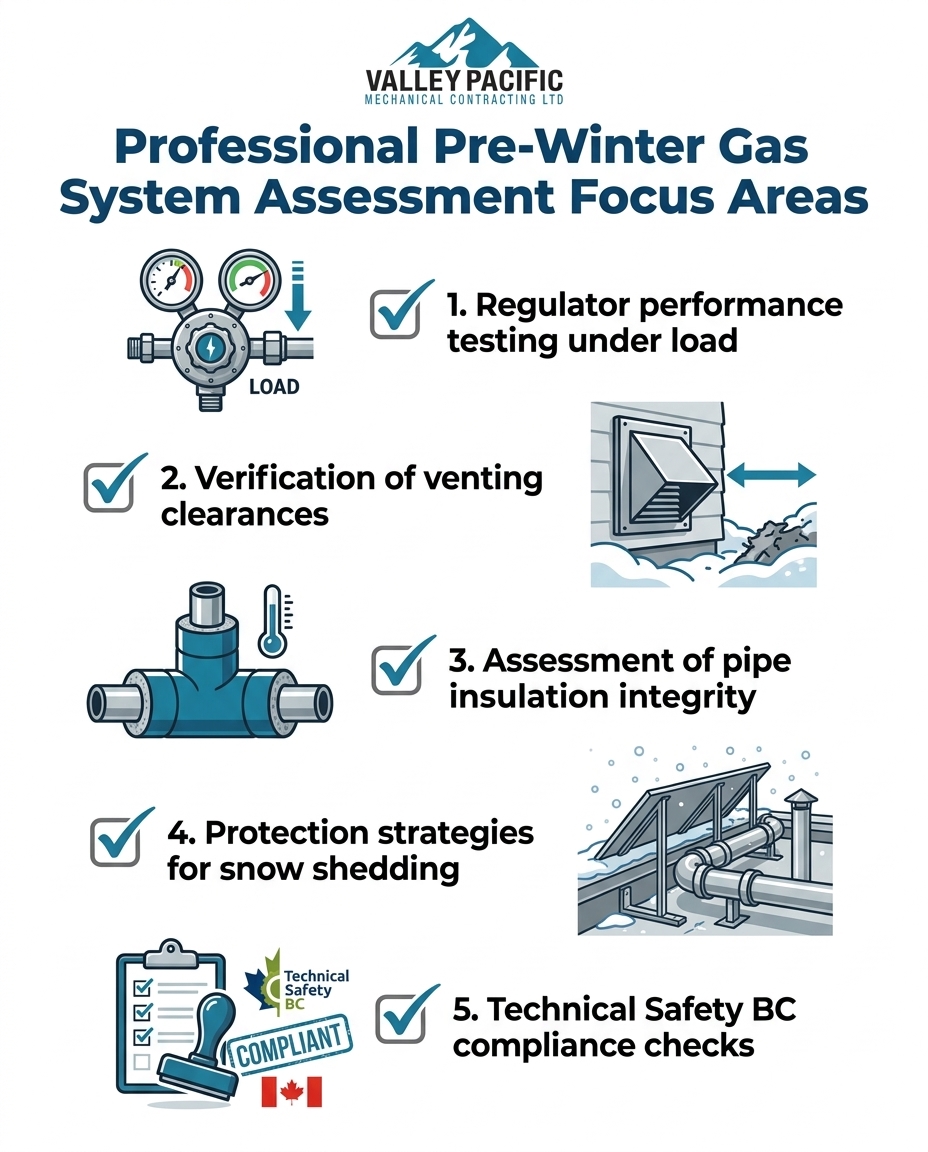 Professional Pre-Winter Gas System Assessment Focus Areas