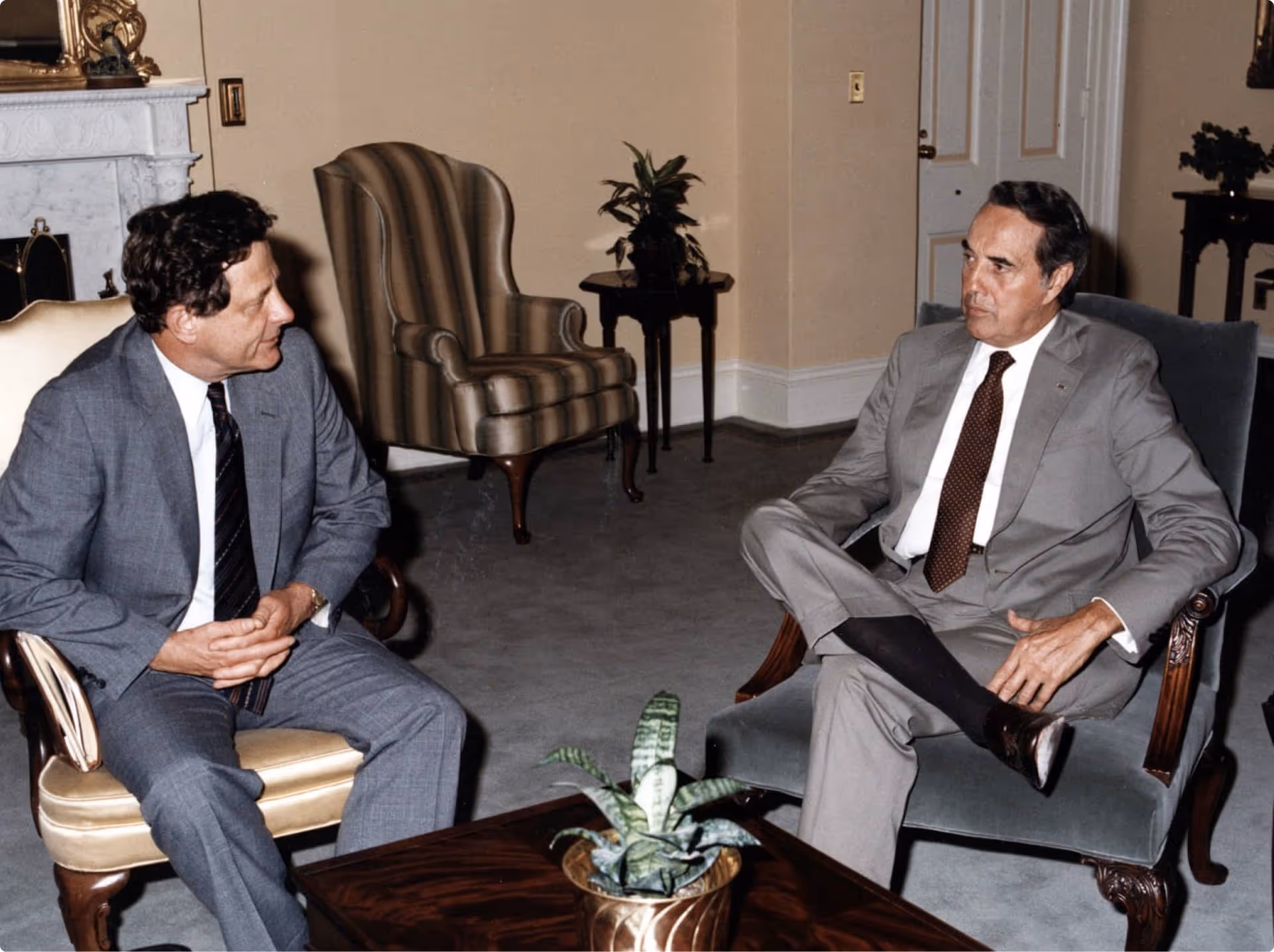 U.S. Senators Birch Bayh, D-Indiana, & Bob Dole, R-Kansas