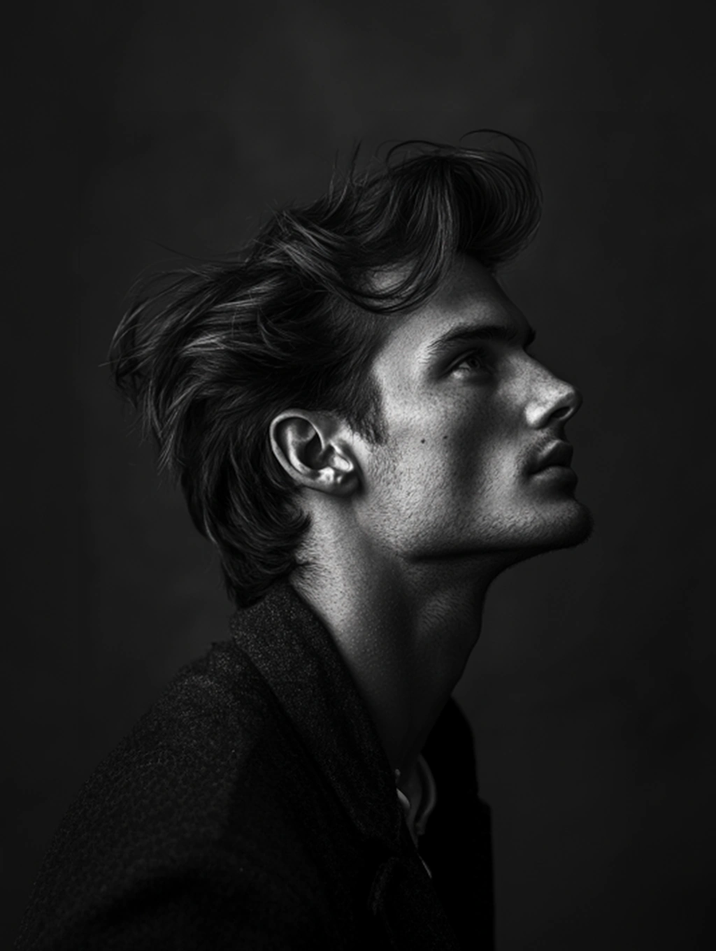 Mannequin femme avec un chignonn