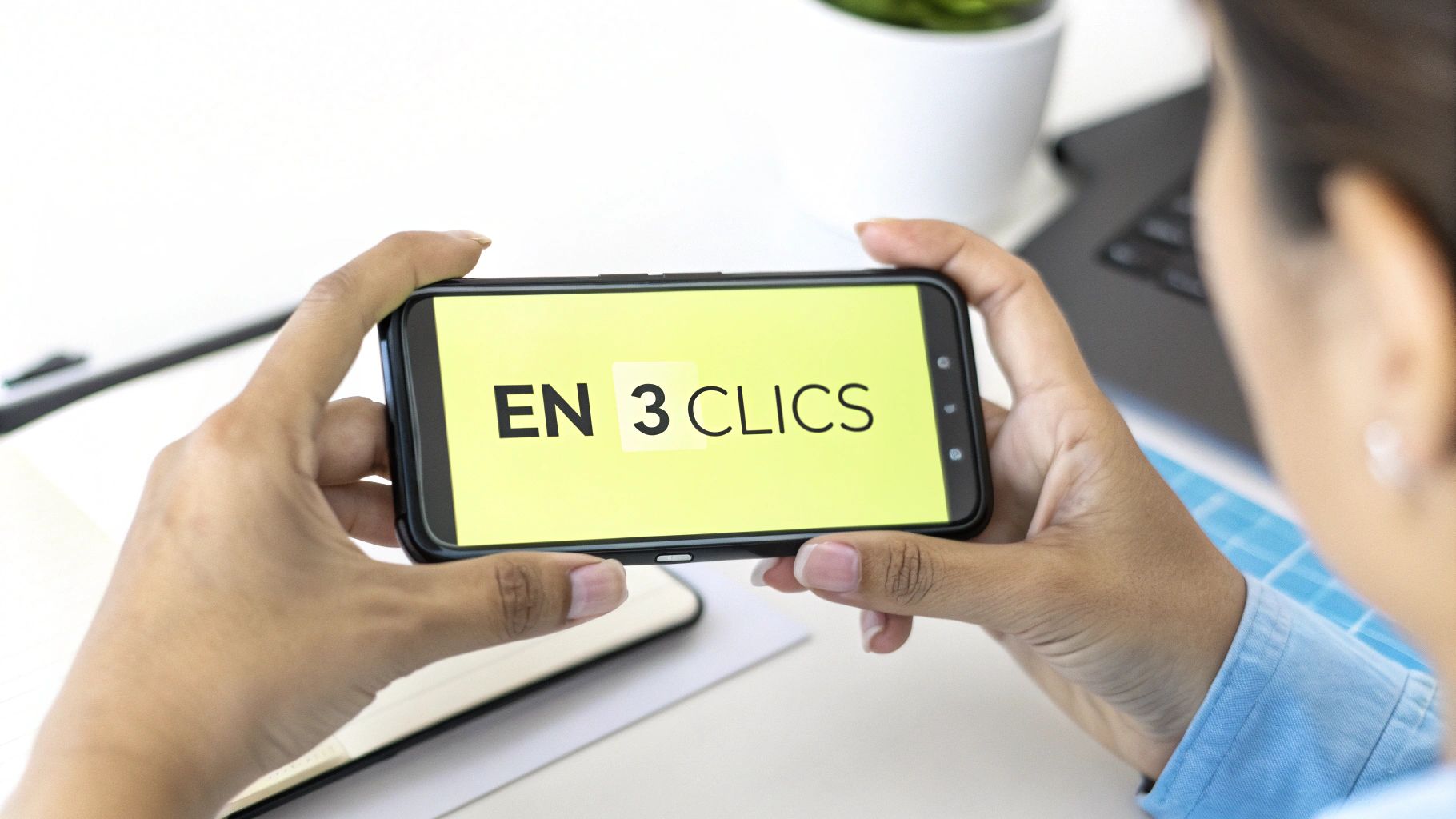 En 3 clics, votre compte sera opérationnel grâce à notre assistant intelligent