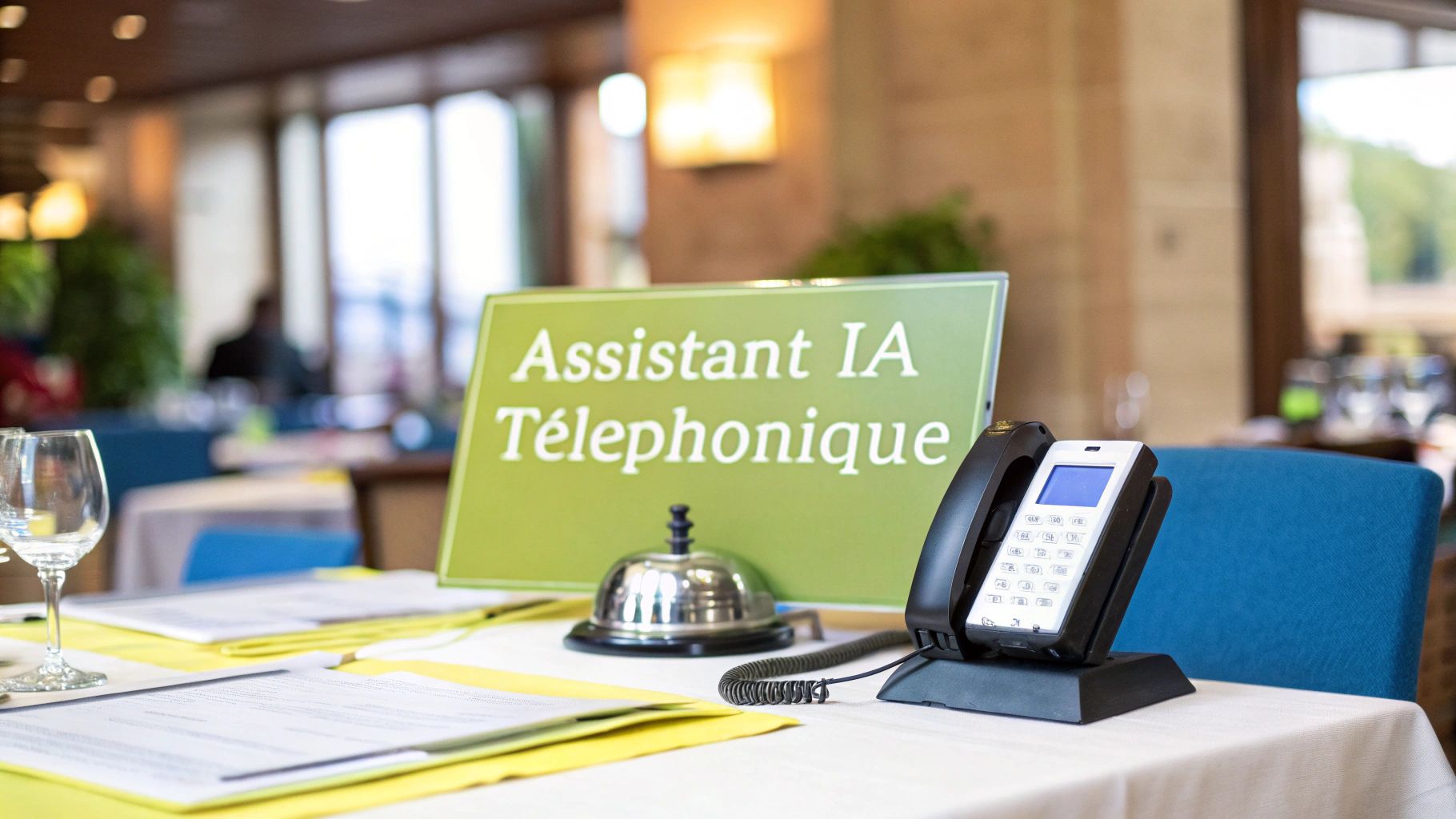 assistant ia accueil téléphonique restaurant — Réservez vite