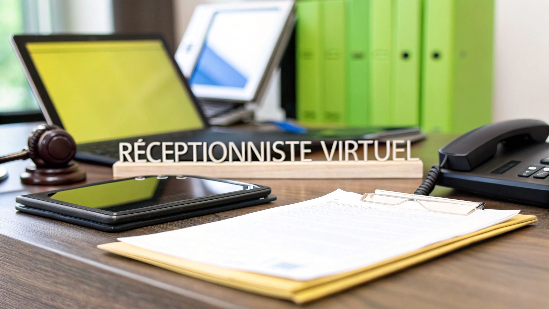 Réceptionniste virtuel cabinet avocat: gains et sécurité