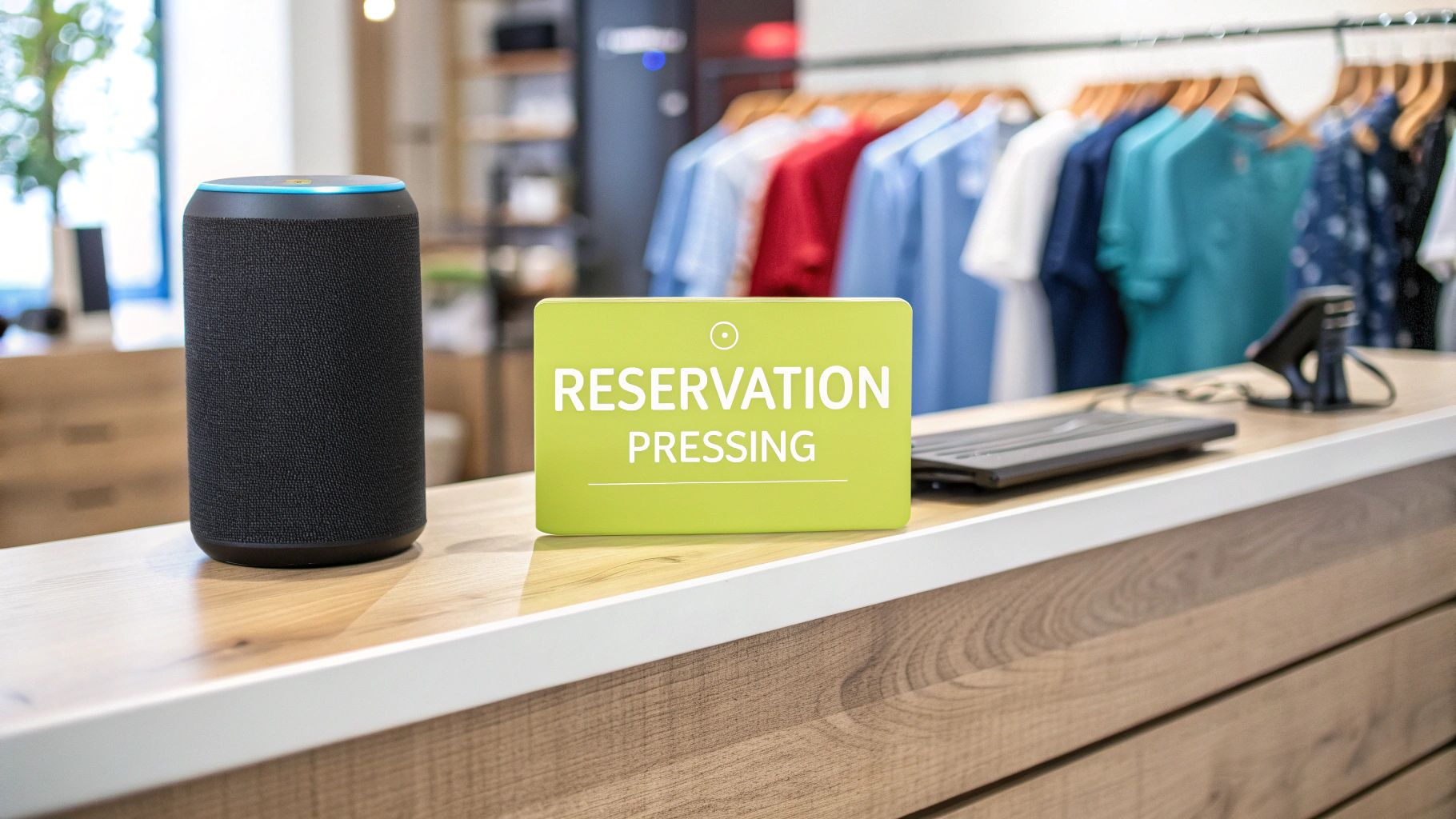 Assistant vocal réservation pressing: Boostez vos RDV et l'expérience client