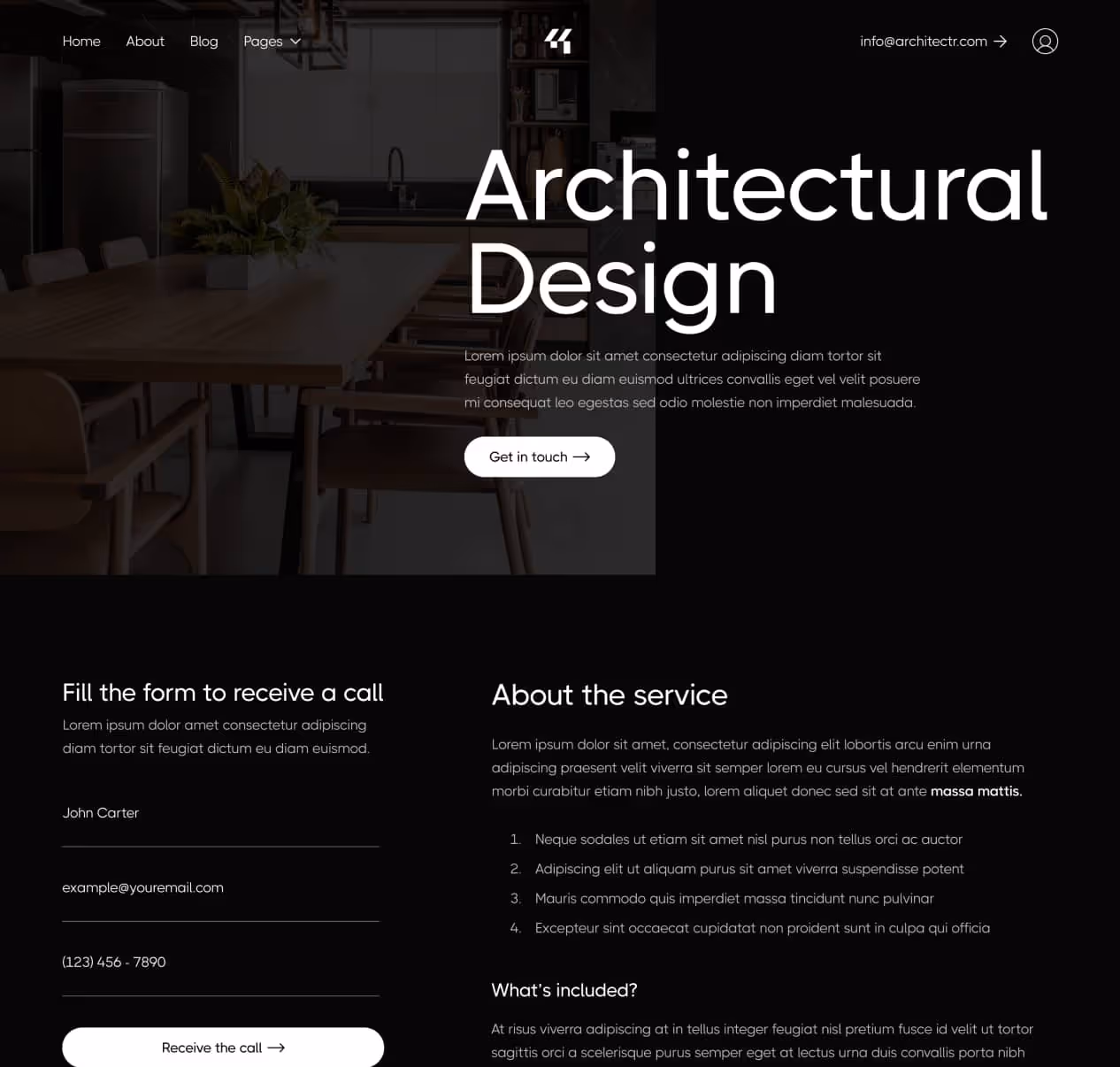 Architectr X - Service Single Page - Architecture Firm Webflow Template